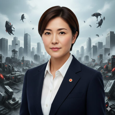 今日のGemini君-日本の年次総会計額はぁぁ世界一ぃぃ、国民一人当たりの正確な租税公課負担額はアメリカの1.4倍からの、似てないバイオ風さつき